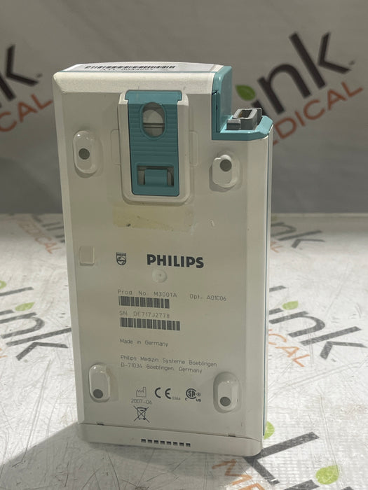 Philips M3001A-A01C06 Fast SpO2, NIBP, ECG, Temp, IBP MMS Module