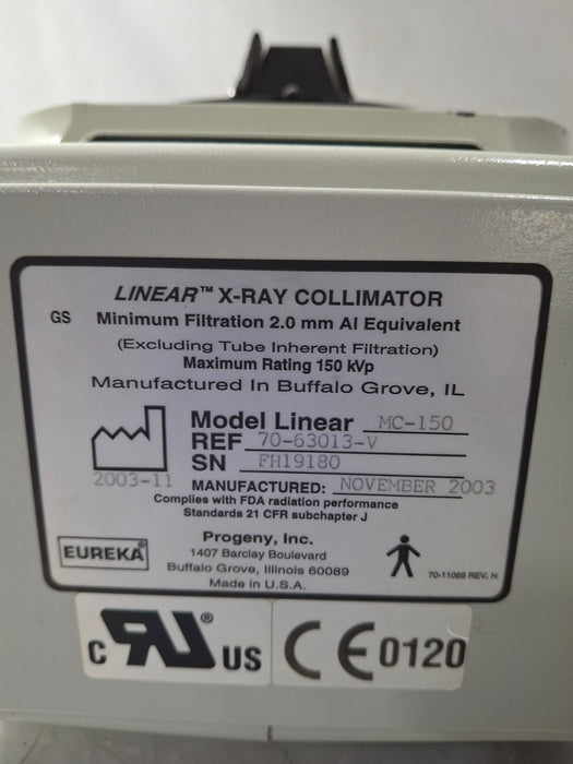 Progeny Medical MC150 Pinnacle Linear X Ray Collimator