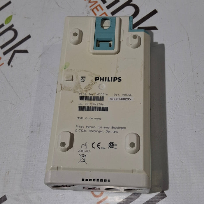 Philips M3001A-A01C06 Fast SpO2, NIBP, ECG, Temp, IBP MMS Module