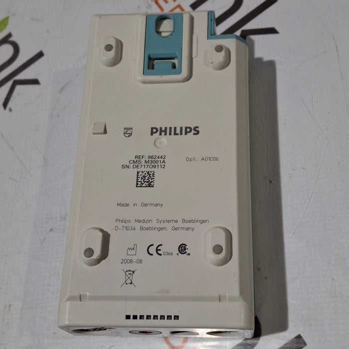 Philips M3001A-A01C06 Fast SpO2, NIBP, ECG, Temp, IBP MMS Module