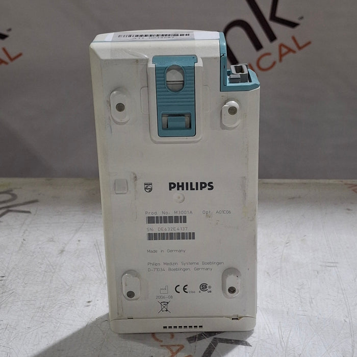 Philips M3001A-A01C06 Fast SpO2, NIBP, ECG, Temp, IBP MMS Module