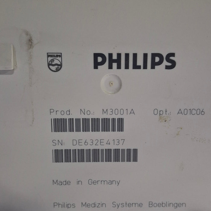 Philips M3001A-A01C06 Fast SpO2, NIBP, ECG, Temp, IBP MMS Module