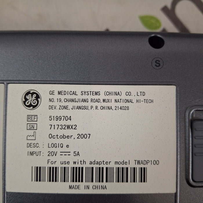 GE Healthcare Logiq e Ultrasound