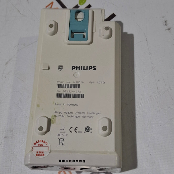 Philips M3001A-A01C06 Fast SpO2, NIBP, ECG, Temp, IBP MMS Module