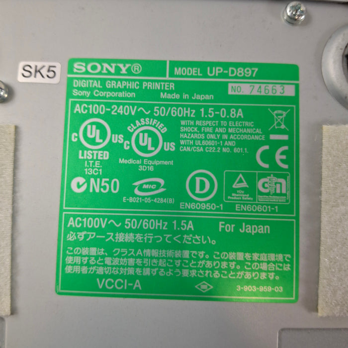 Sony UP-D897 Digital Graphic Printer