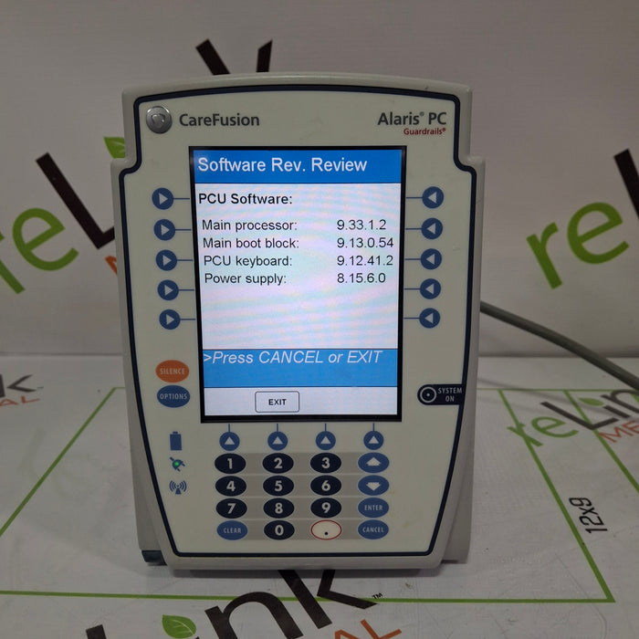 CareFusion Alaris 8015 Large Screen POC Infusion Pump