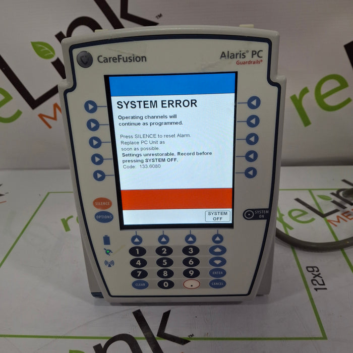 CareFusion Alaris 8015 Large Screen POC Infusion Pump
