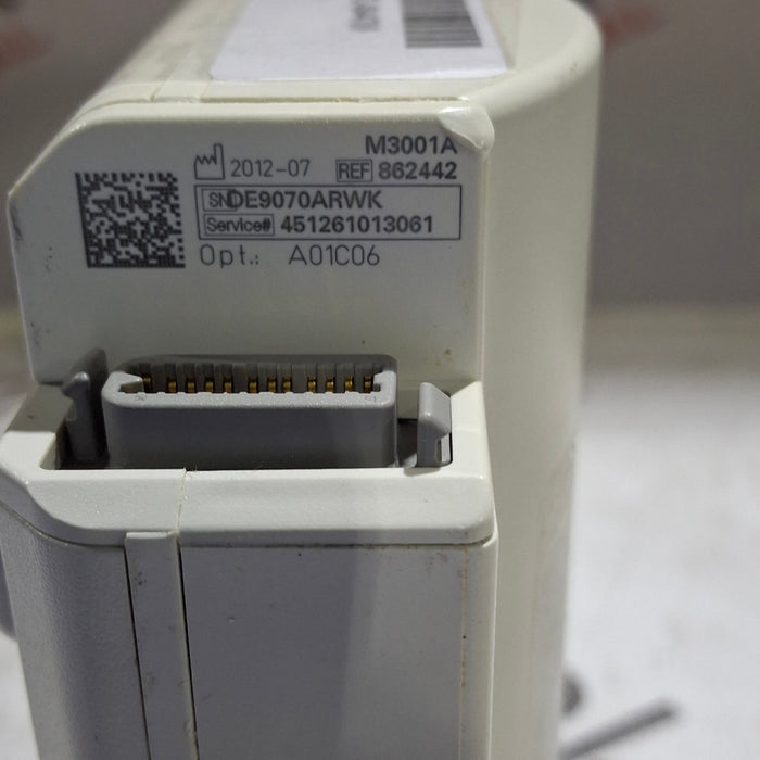 Philips M3001A-A01C06 Fast SpO2, NIBP, ECG, Temp, IBP MMS Module