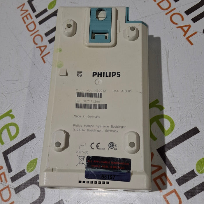 Philips M3001A-A01C06 Fast SpO2, NIBP, ECG, Temp, IBP MMS Module