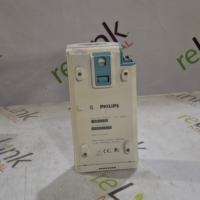 Philips M3001A-A01C06 Fast SpO2, NIBP, ECG, Temp, IBP MMS Module