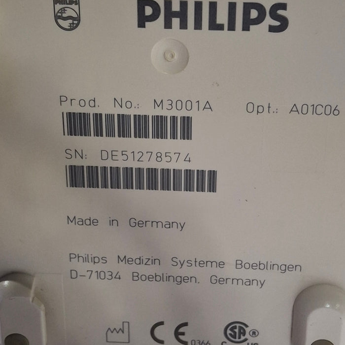 Philips M3001A-A01C06 Fast SpO2, NIBP, ECG, Temp, IBP MMS Module