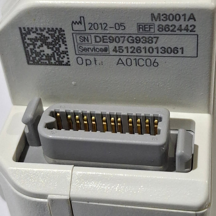 Philips M3001A-A01C06 Fast SpO2, NIBP, ECG, Temp, IBP MMS Module
