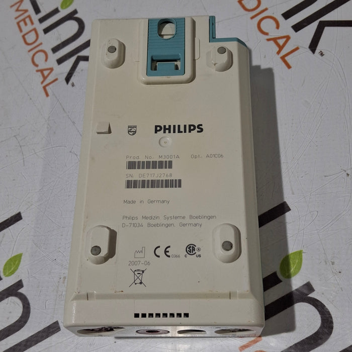 Philips M3001A-A01C06 Fast SpO2, NIBP, ECG, Temp, IBP MMS Module