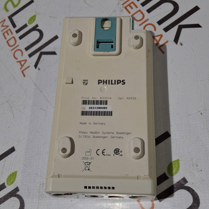 Philips M3001A-A01C06 Fast SpO2, NIBP, ECG, Temp, IBP MMS Module