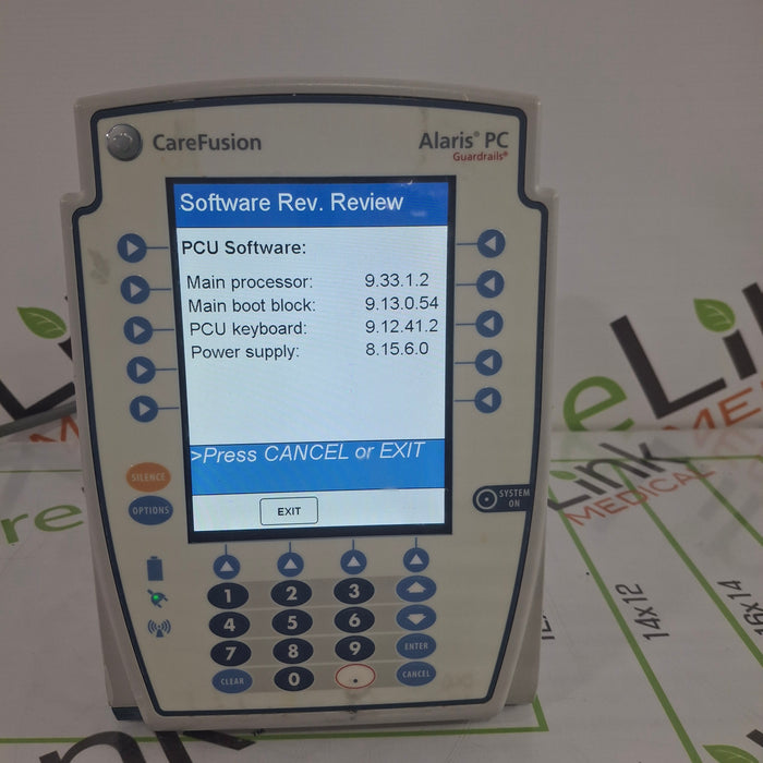 CareFusion Alaris 8015 Large Screen POC Infusion Pump