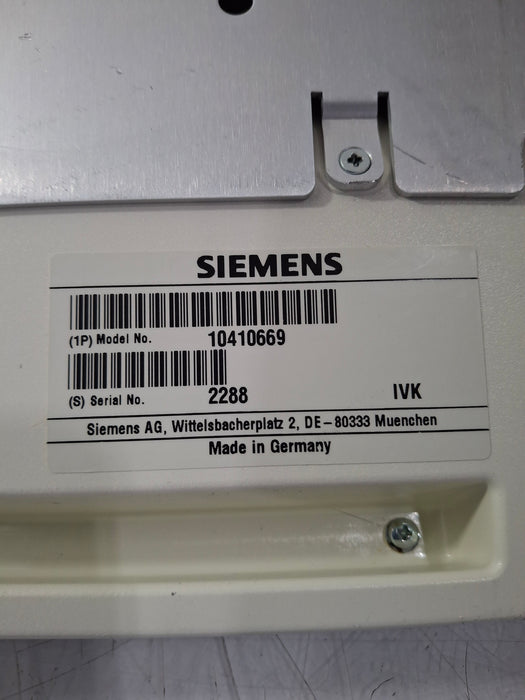 Siemens 10410669 Control Panel