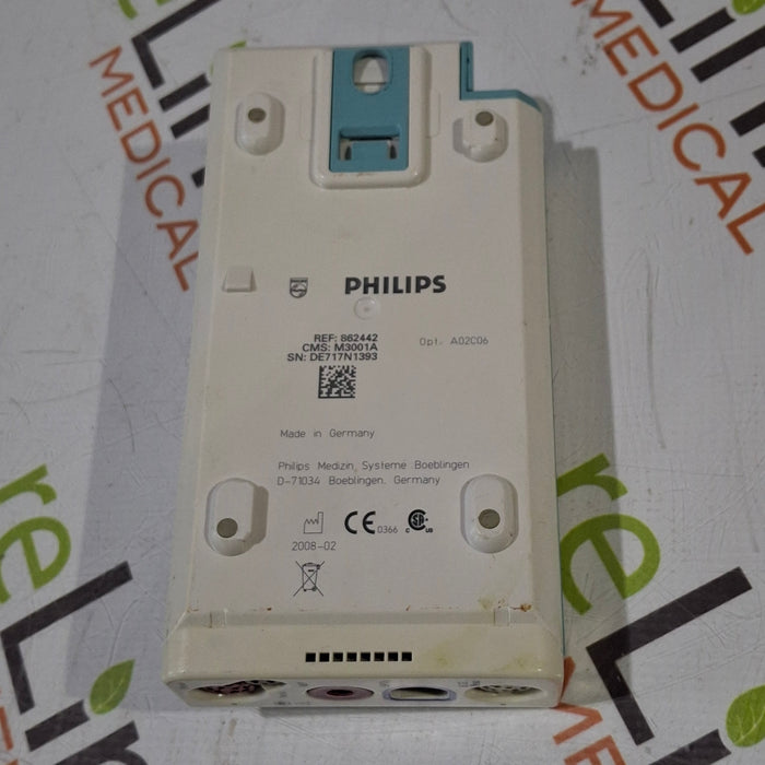 Philips M3001A-A02C06 OxiMax SpO2, NIBP, ECG, Temp, IBP MMS Module