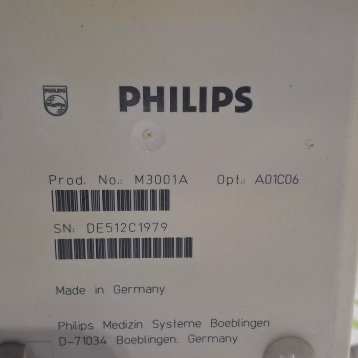 Philips M3001A-A01C06 Fast SpO2, NIBP, ECG, Temp, IBP MMS Module