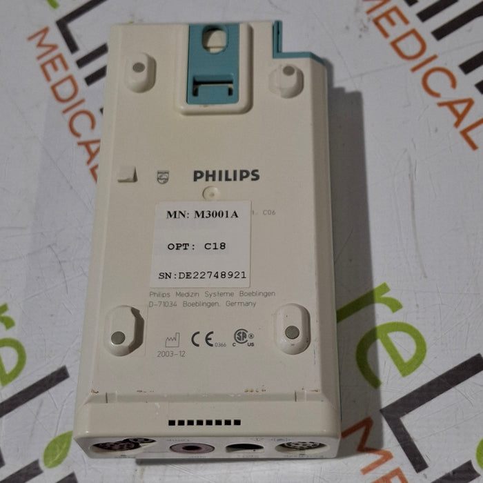 Philips M3001A-C06 Fast SpO2, NIBP, ECG, Temp, IBP MMS Module