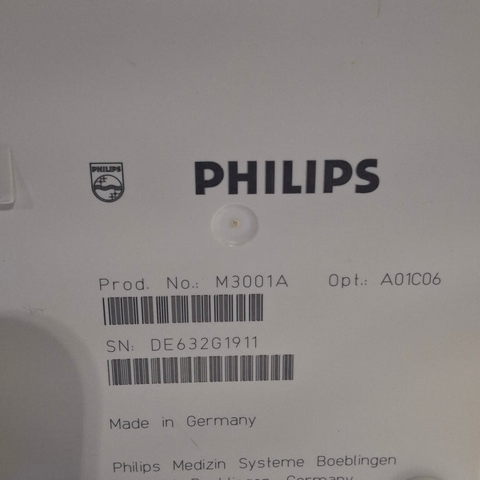 Philips M3001A-A01C06 Fast SpO2, NIBP, ECG, Temp, IBP MMS Module