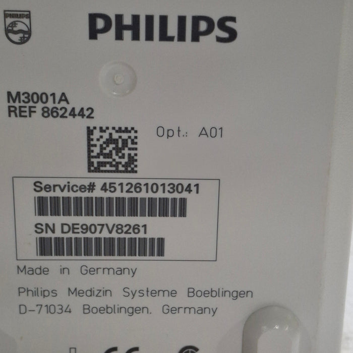 Philips M3001A-A01 Fast SpO2, NIBP, ECG MMS Module
