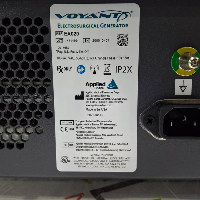 Applied Medical Voyant Electrosurgical Generator