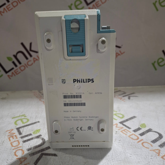 Philips M3001A-A01C06 Fast SpO2, NIBP, ECG, Temp, IBP MMS Module