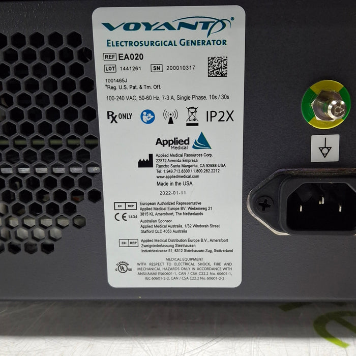 Applied Medical Voyant Electrosurgical Generator