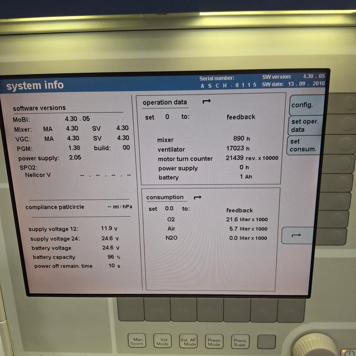 Draeger Medical Apollo Anesthesia System