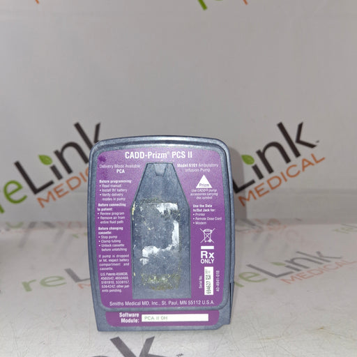 Smiths Medical Smiths Medical CADD Prizm PCS II 6101 Ambulatory Infusion Pump Infusion Pump reLink Online