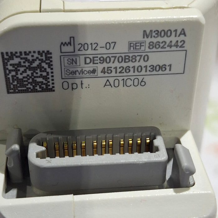 Philips M3001A-A01C06 Fast SpO2, NIBP, ECG, Temp, IBP MMS Module