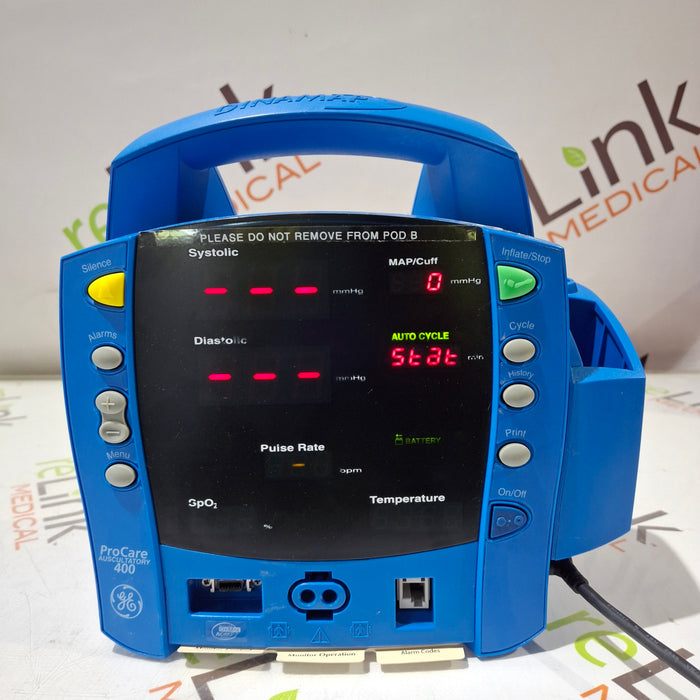 GE Healthcare Dinamap ProCare 400 Patient Monitor