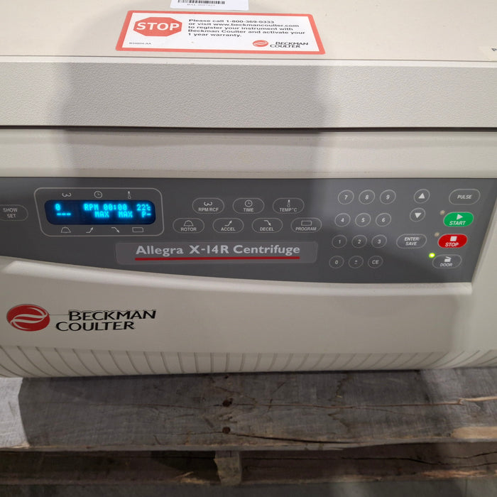 Beckman Coulter Allegra X-14R Refrigerated Benchtop Centrifuge