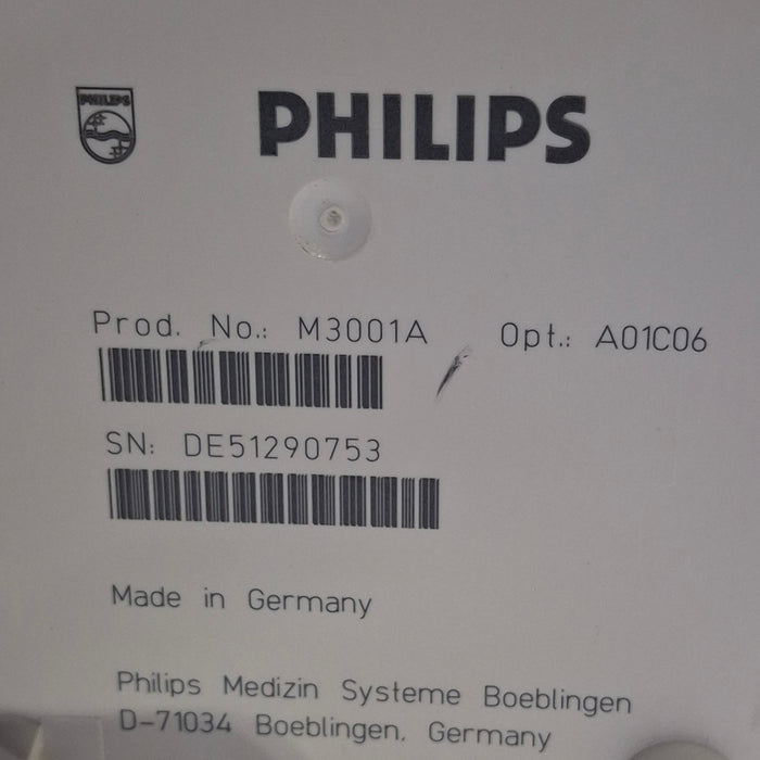Philips M3001A-A01C06 Fast SpO2, NIBP, ECG, Temp, IBP MMS Module