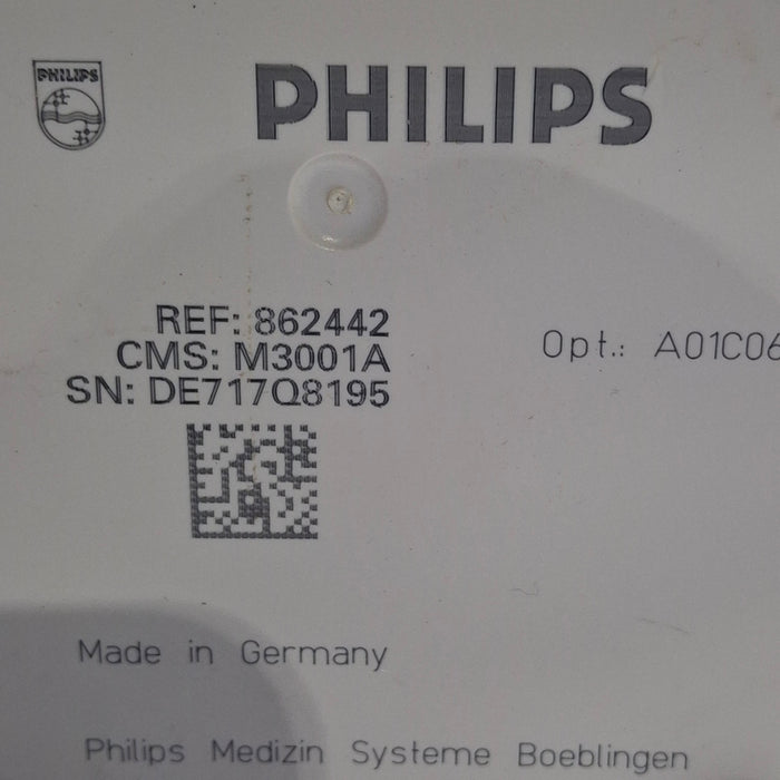 Philips M3001A-A01C06 Fast SpO2, NIBP, ECG, Temp, IBP MMS Module