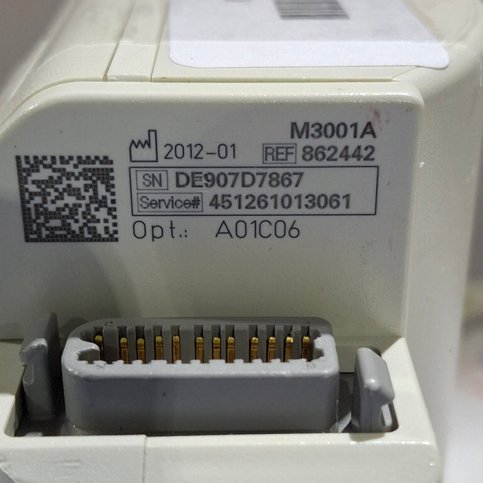 Philips M3001A-A01C06 Fast SpO2, NIBP, ECG, Temp, IBP MMS Module