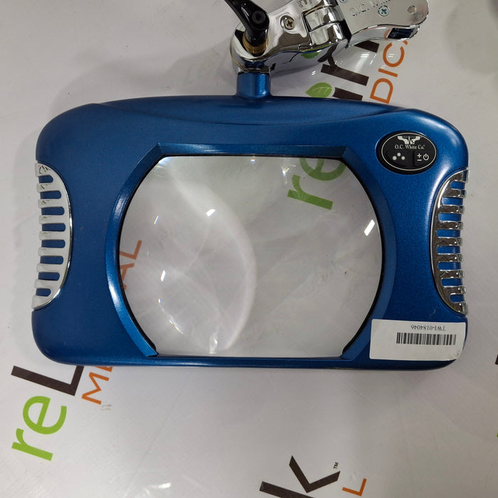 O.C White Co. Green-Lite LED Rectangle ESD Safe Magnifying Lamp, 7 x 5.25