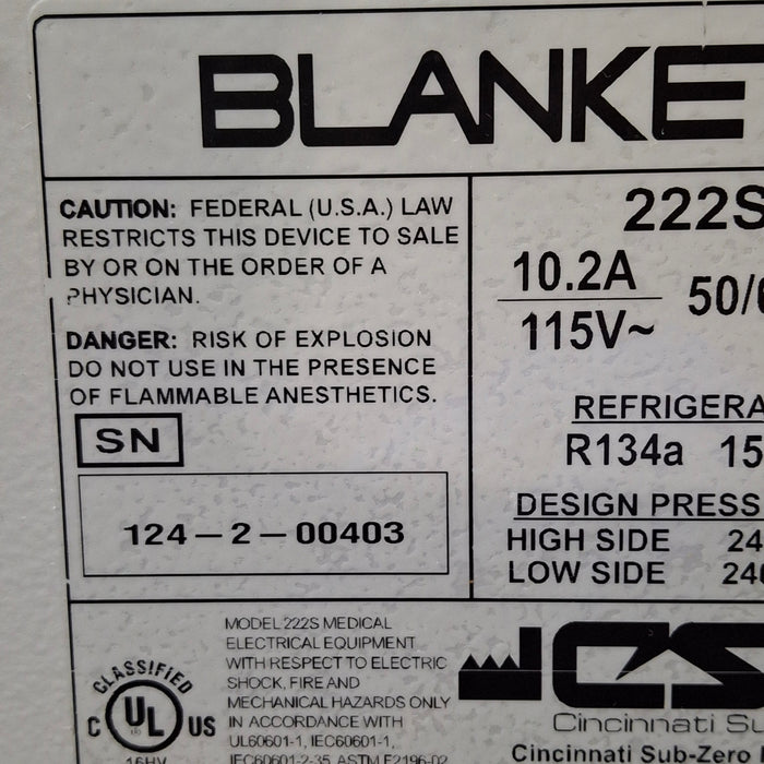Cincinnati Sub-Zero CSZ Cincinnati Sub-Zero CSZ Blanketrol II Hyper/Hyporthermia Unit Temperature Control Units reLink Online