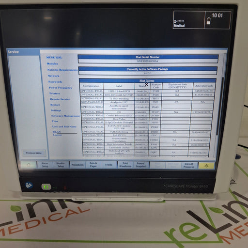 GE Healthcare GE Healthcare Carescape B450 Critical Care Patient Monitor Patient Monitors reLink Online