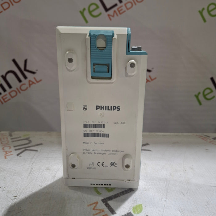 Philips M3001A-A02 OxiMax SpO2, NIBP, ECG MMS Module