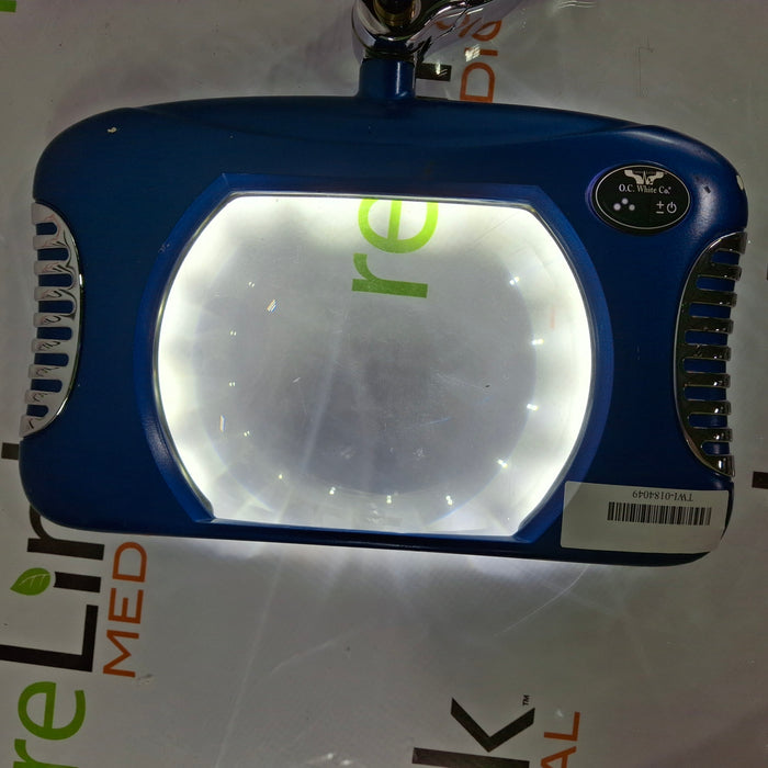 O.C White Co. Green-Lite LED Rectangle ESD Safe Magnifying Lamp, 7 x 5.25
