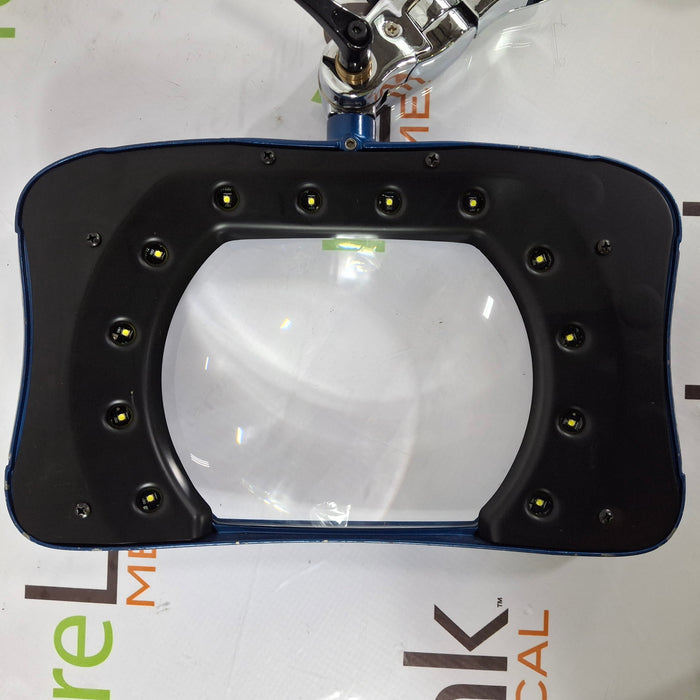 O.C White Co. Green-Lite LED Rectangle ESD Safe Magnifying Lamp, 7 x 5.25
