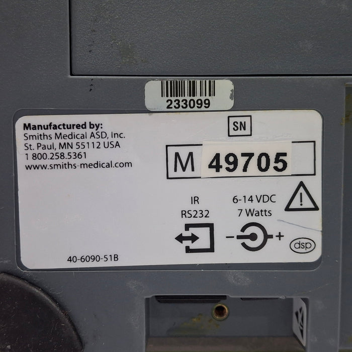 Smiths Medical Medfusion 3500 Version 6 Syringe Infusion Pump