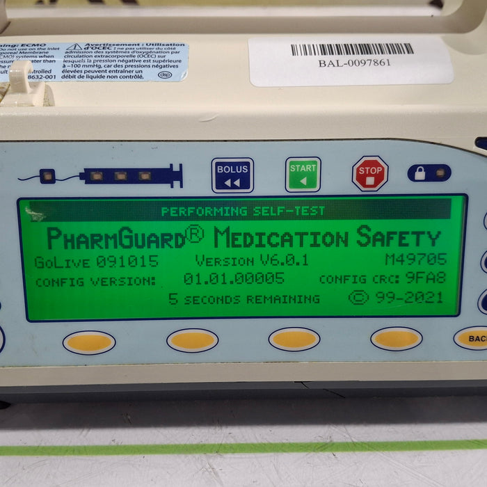 Smiths Medical Medfusion 3500 Version 6 Syringe Infusion Pump
