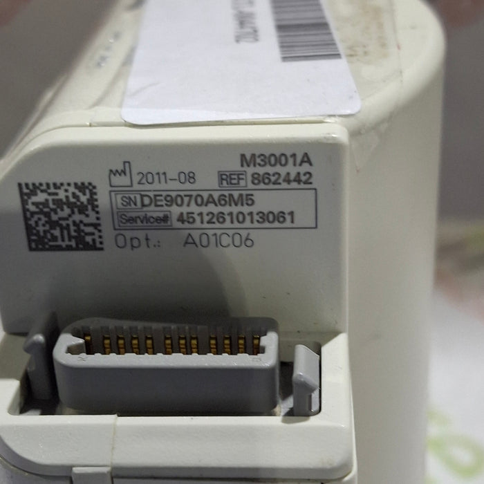 Philips M3001A-A01C06 Fast SpO2, NIBP, ECG, Temp, IBP MMS Module