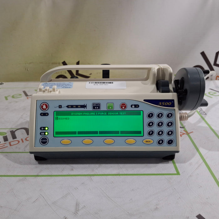 Smiths Medical Medfusion 3500 Version 6 Syringe Infusion Pump