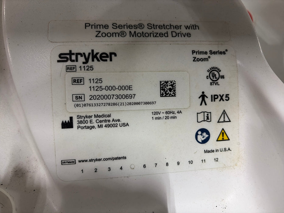 Stryker 1125 ZOOM Prime Series Stretcher