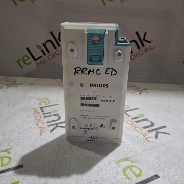 Philips M3001A-A01 Fast SpO2, NIBP, ECG MMS Module