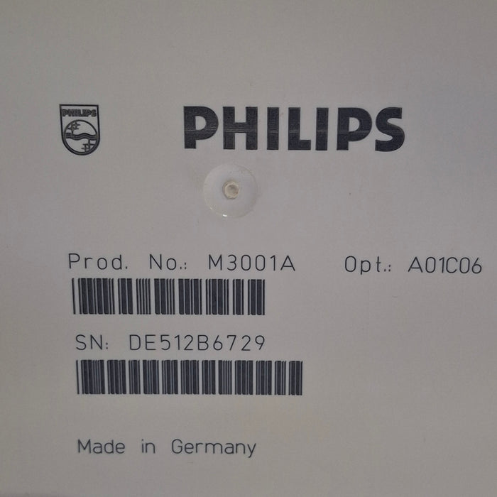 Philips M3001A-A01C06 Fast SpO2, NIBP, ECG, Temp, IBP MMS Module