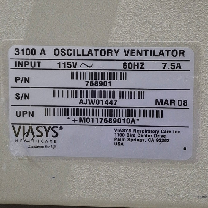 CareFusion SensorMedics 3100A Oscillatory Ventilator